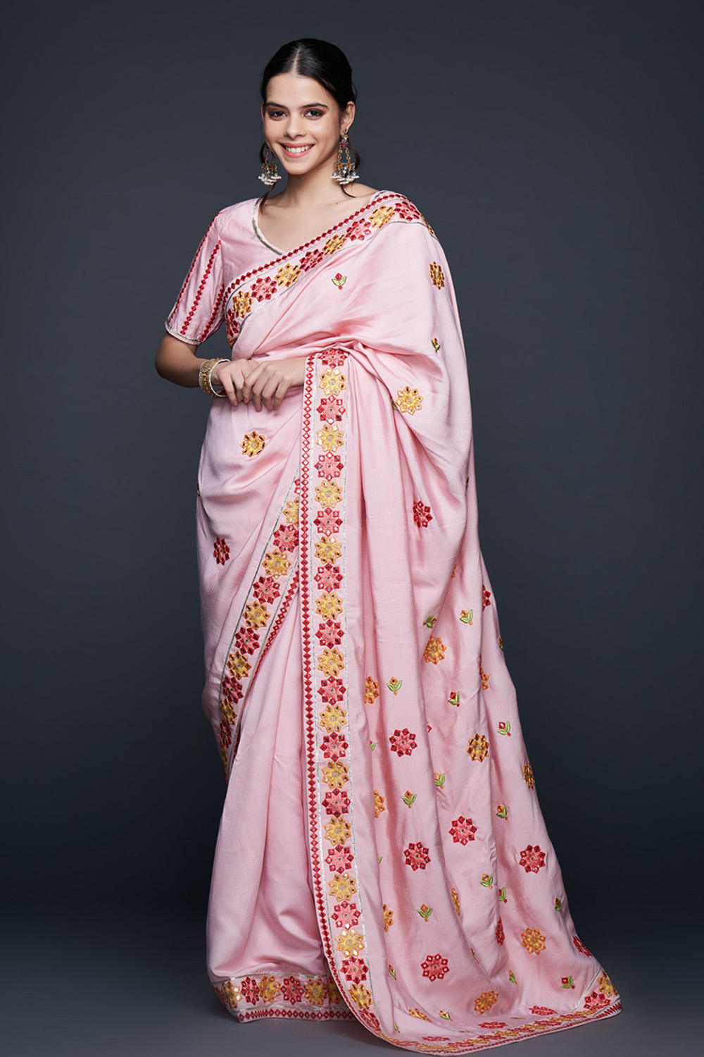 Pink Zoya Saree
